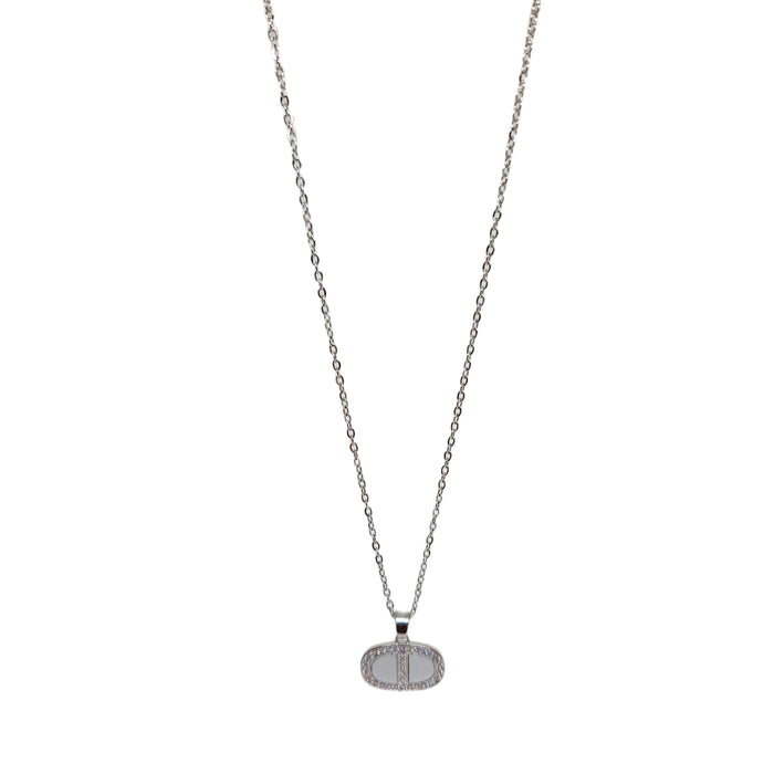 Silver Charm Pendant Necklace