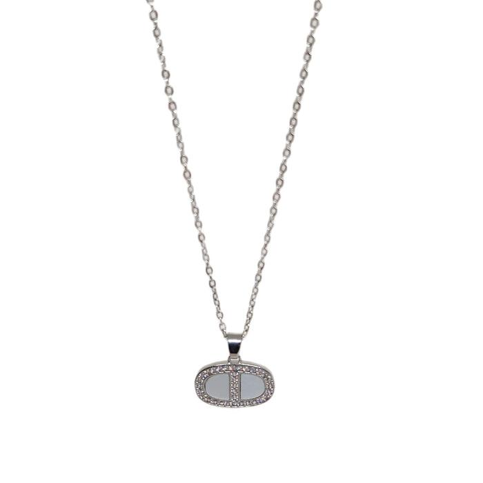 Silver Charm Pendant Necklace