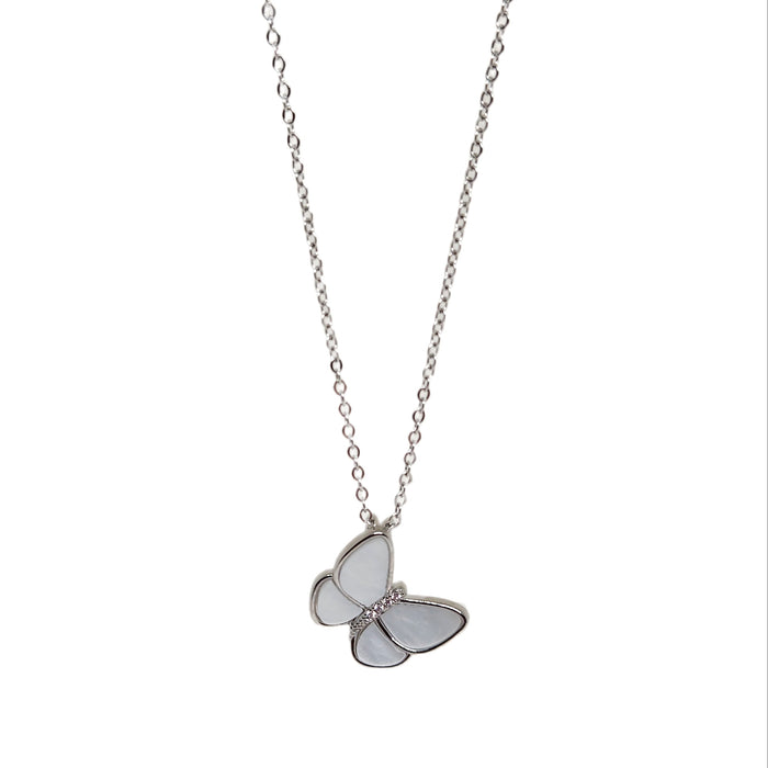 Pearl Butterfly Necklace