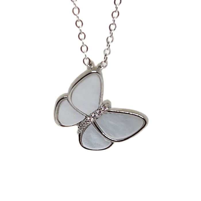 Pearl Butterfly Necklace