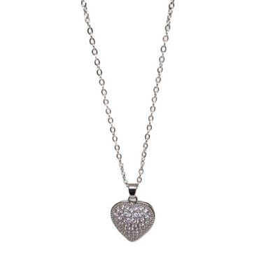 Oyester Heart Pendant Necklace
