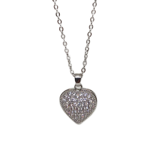 Oyester Heart Pendant Necklace